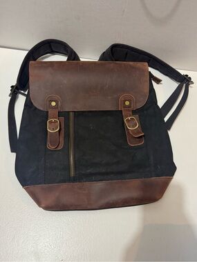 Ephiphanie leather Camera bag bag backpack